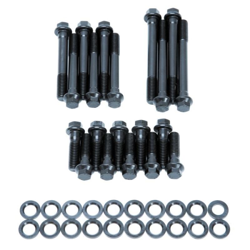 Edelbrock E-Series Cylinder Head Bolt Kit - Hex Head - Chromoly - Black Oxide - Small Block Mopar 85552