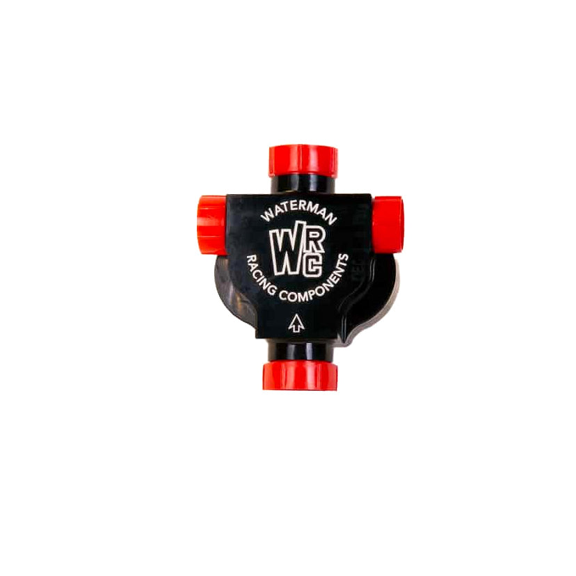 Waterman 250 Ultra Light Fuel Pump - Hex Driven - 0.250 Gear Set - Reverse Rotation - 8 AN Female Inlet - 8 AN Female Outlet - Black