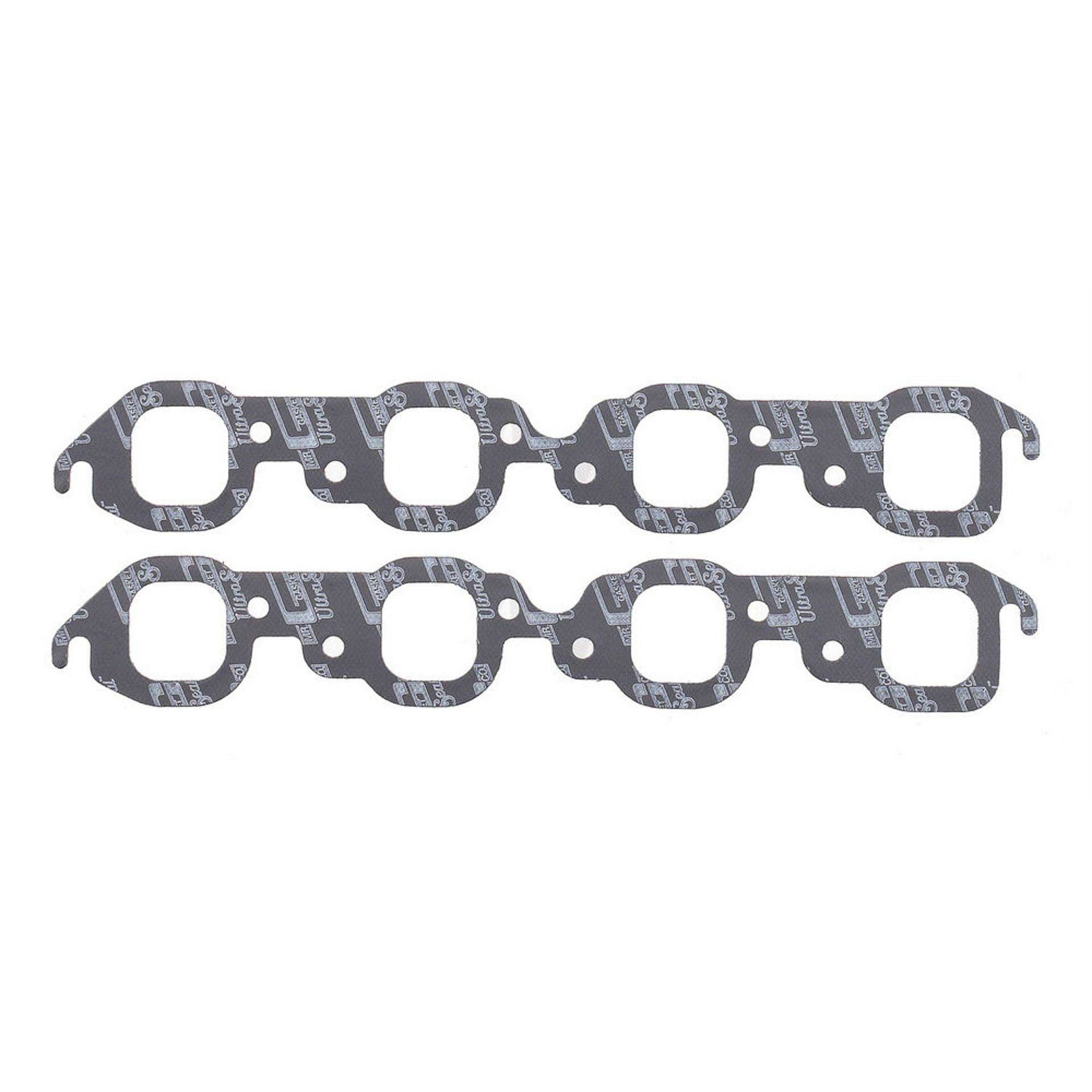 Mr. Gasket Ultra Seal Exhaust Gasket Set - Port Dimensions: Width: 1.85 in. x Height: 1.90 in.