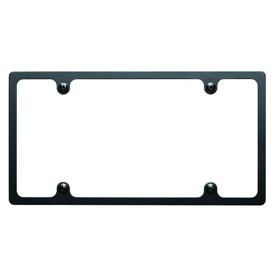 Billet Specialties Slim Line License Plate Frame - Black