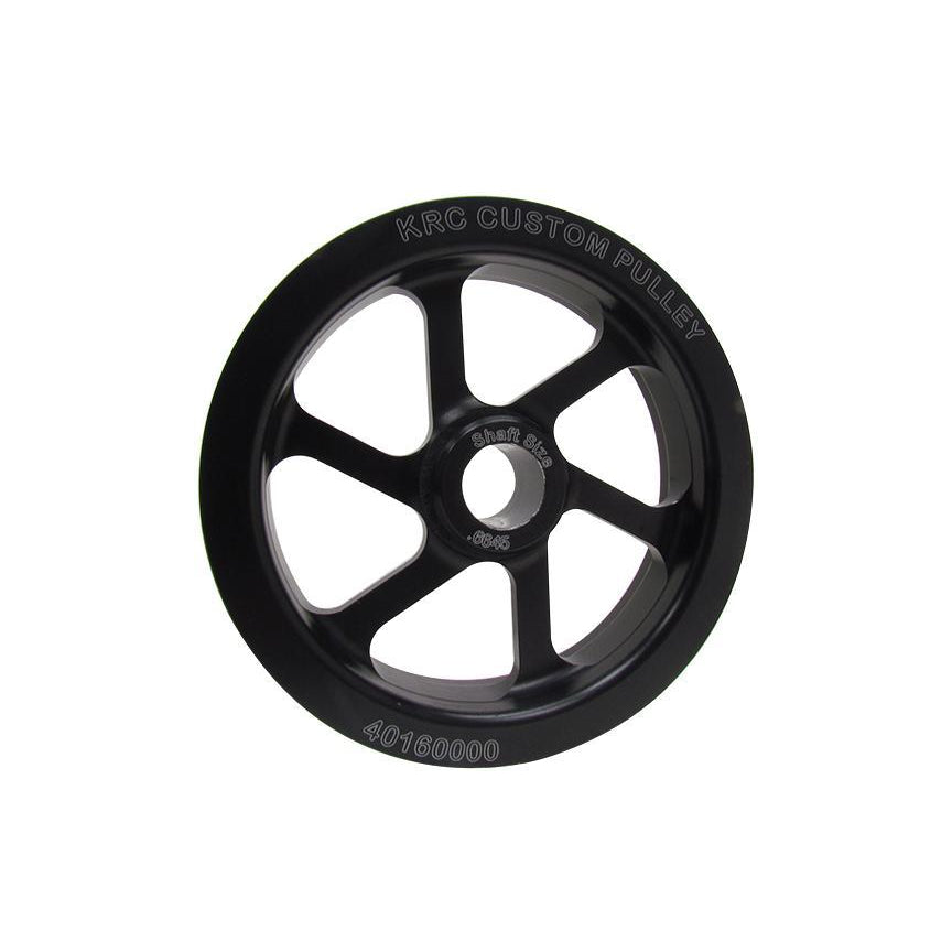 KRC Power Steering Pump Serpentine Pulley For GM Saginaw Pump - 6-Rib - 4.2" Diameter