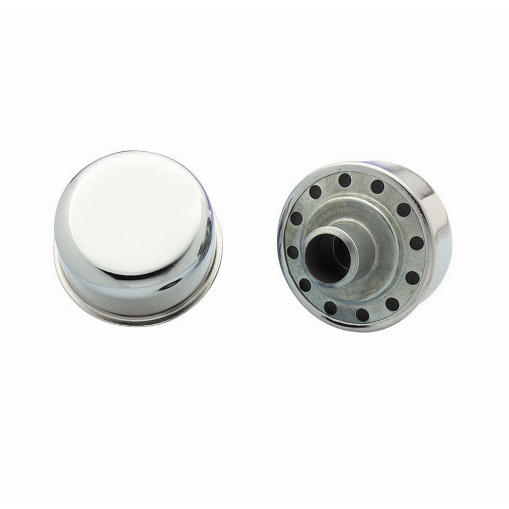 Mr. Gasket Push-In Round Breather - 1-1/4 in Hole - Chrome