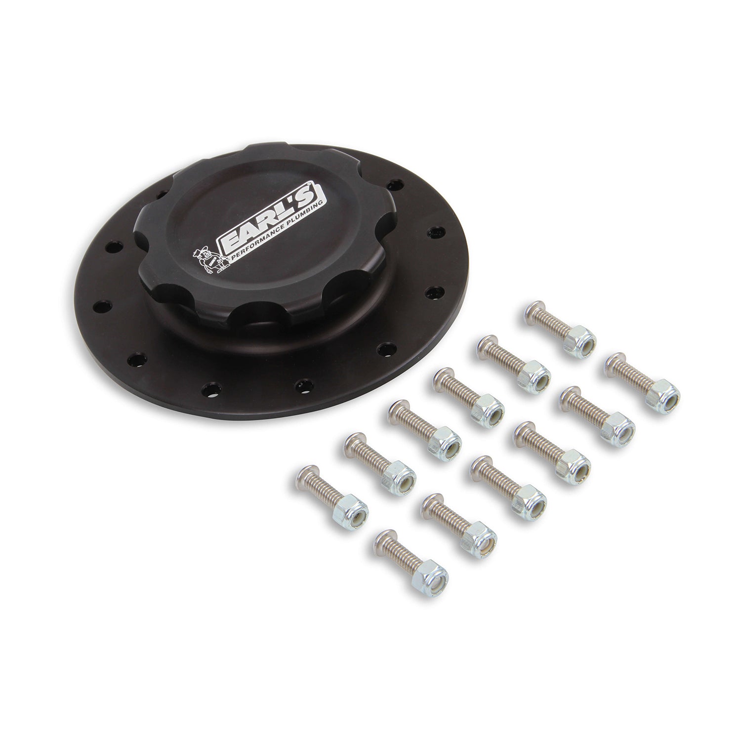 Earl's Billet Fuel Cell Cap-12-Bolt Flange