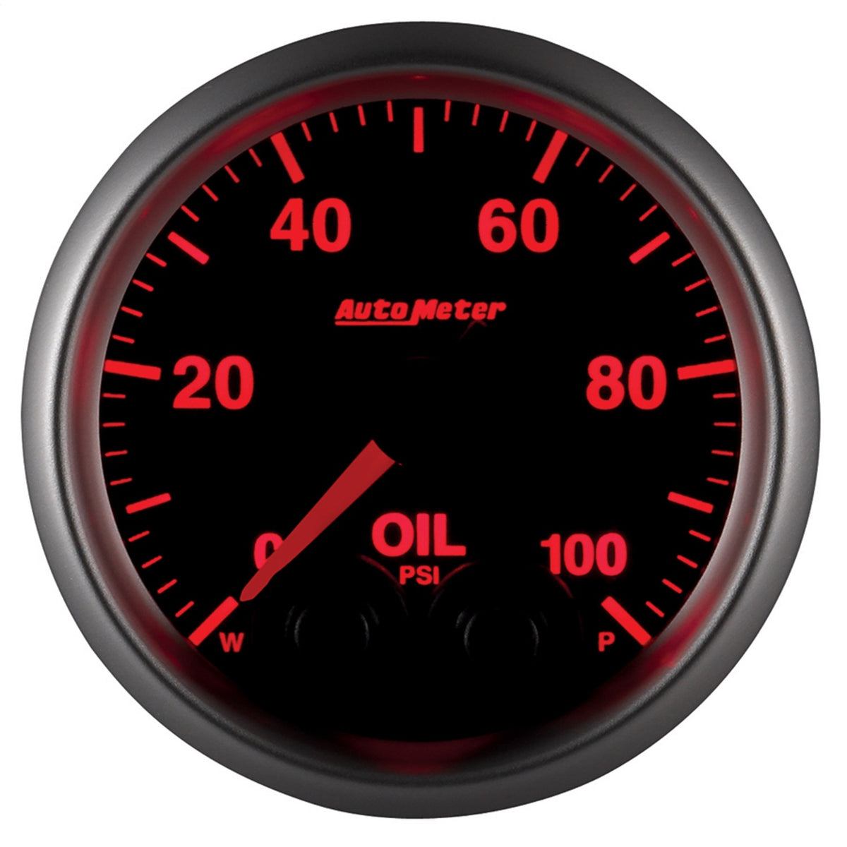 Auto Meter Elite Series Oil Pressure Gauge - 2-1/16"