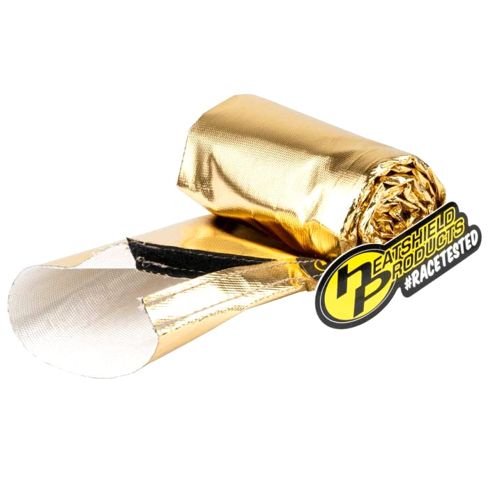 Heatshield Products Cold Gold Sleeve - 3 in ID - 3 ft Roll - 1100 Degrees - Gold