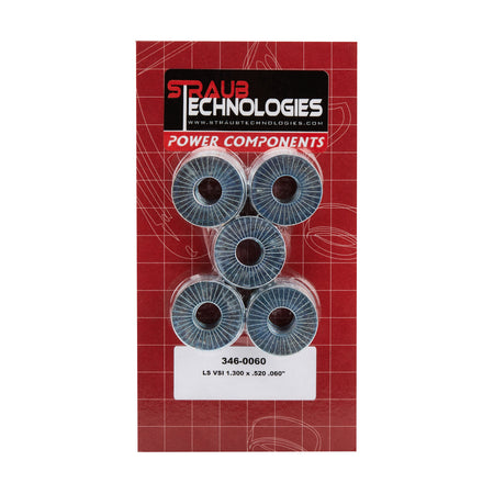 Straub Technologies Valve Spring Shim - 0.060 in Thick - 1.300 in OD - 0.520 in ID - GM LS-Series (Set of 50)