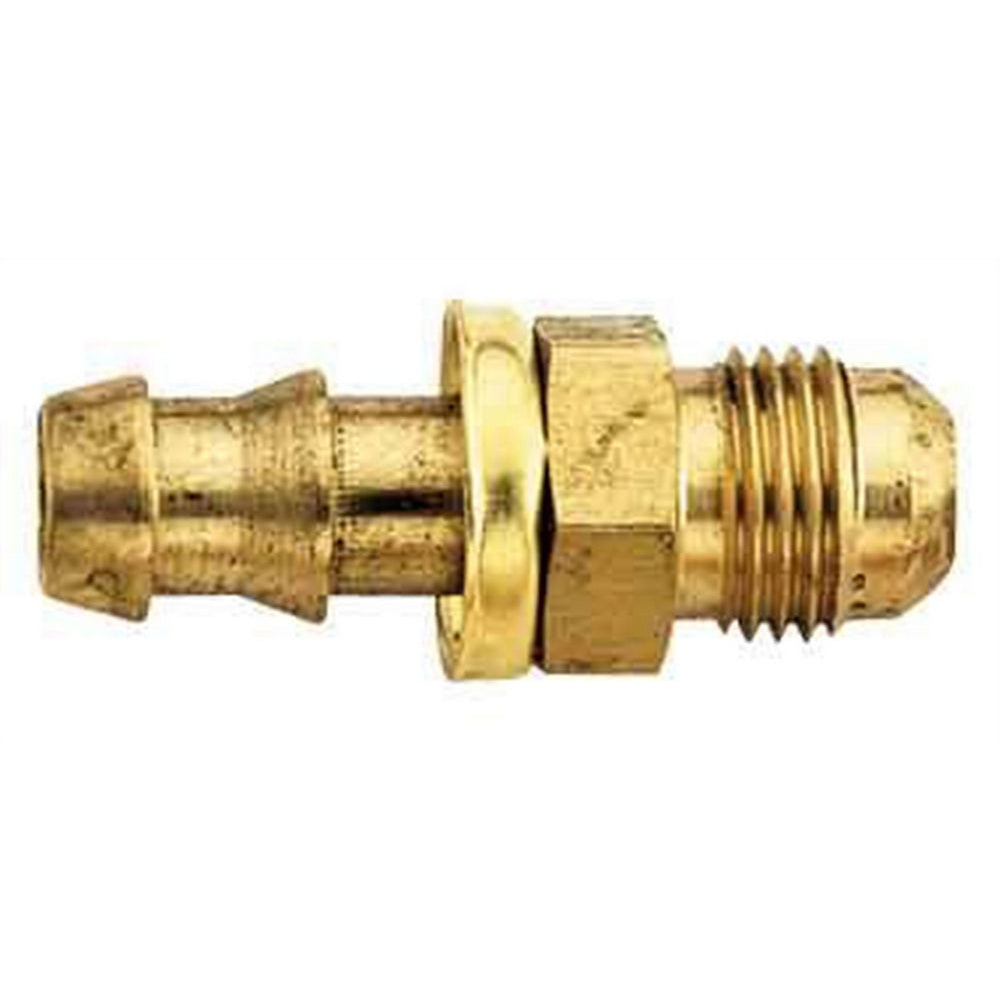 Aeroquip Brass -06 AN Straight Male AN SOCKETLESS™ Hose End
