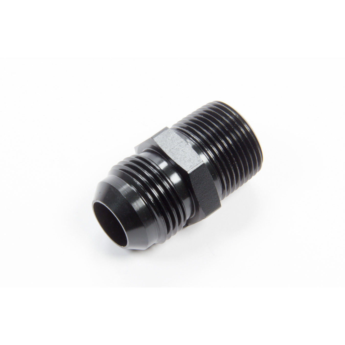 Aeroquip Black Aluminum -12 Male AN to 3/4" NPT Straight Adapter