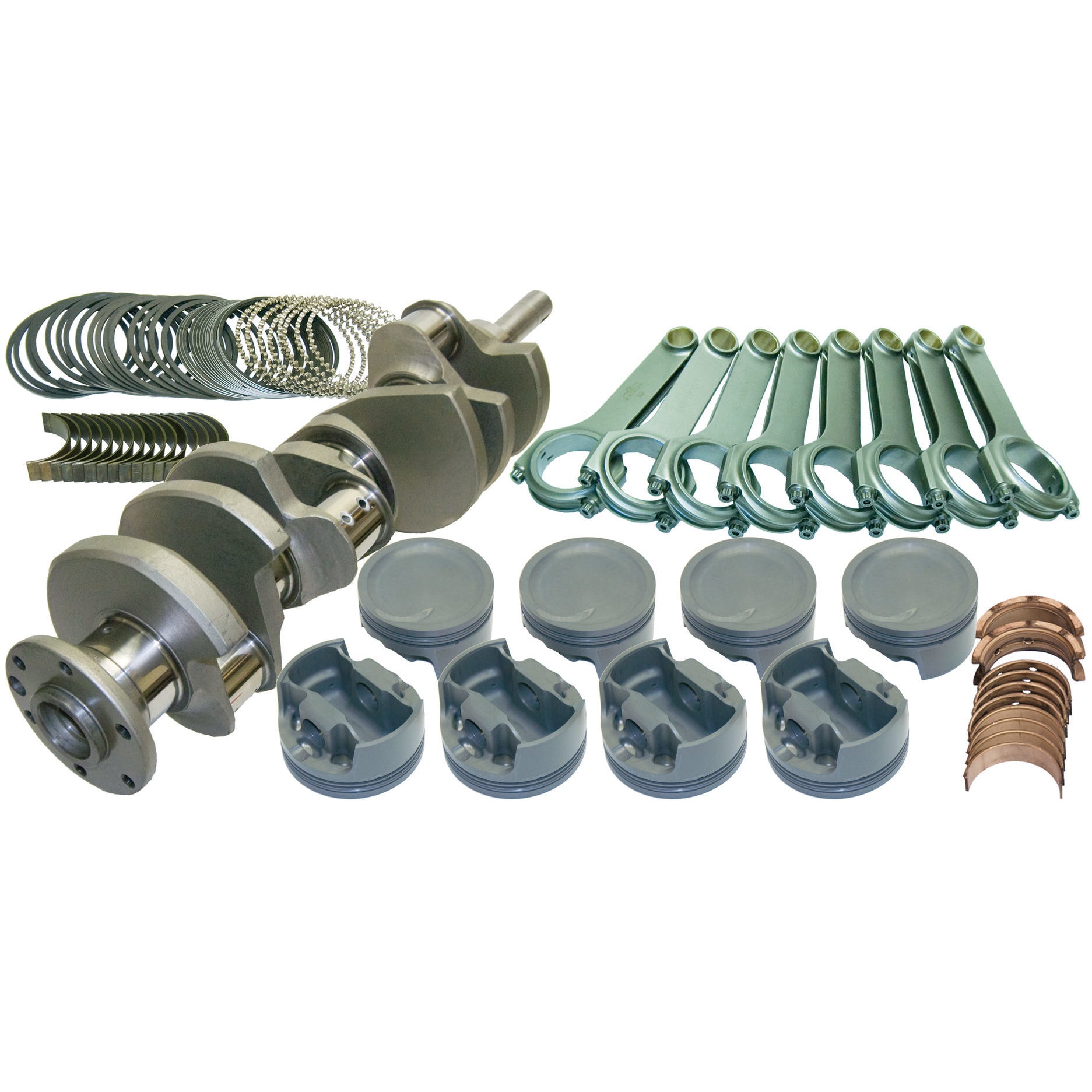 Eagle Rotating Assembly - Cast Crank - Forged Pistons - 4.140" Stroke - 4.030" Bore - 6.800" I Beam Rods - Big Block Ford