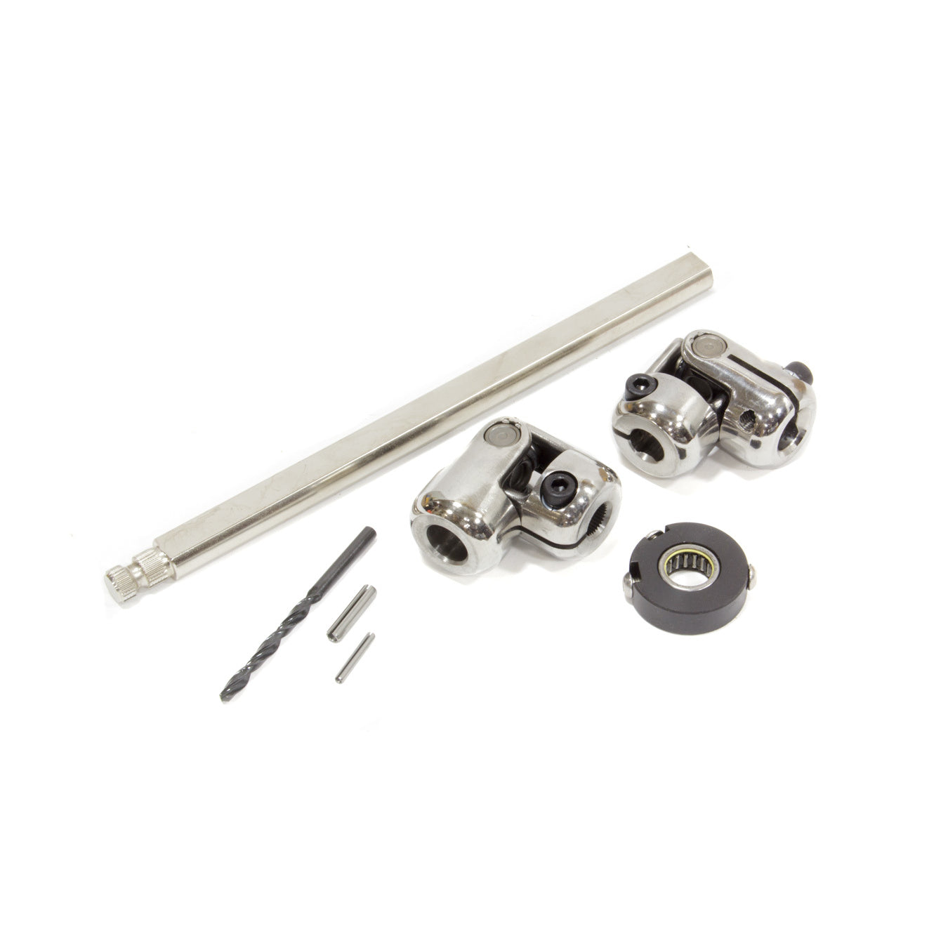 Unisteer 1955-1957 Chevy Rack & Pinion Steering Shaft with Column Bearing - For Stock Column