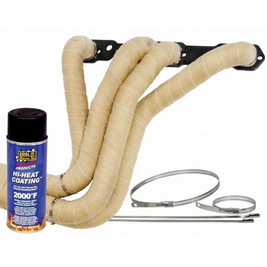 Thermo-Tec Exhaust Wrap Kit 4/6 Cylinder Natural Color