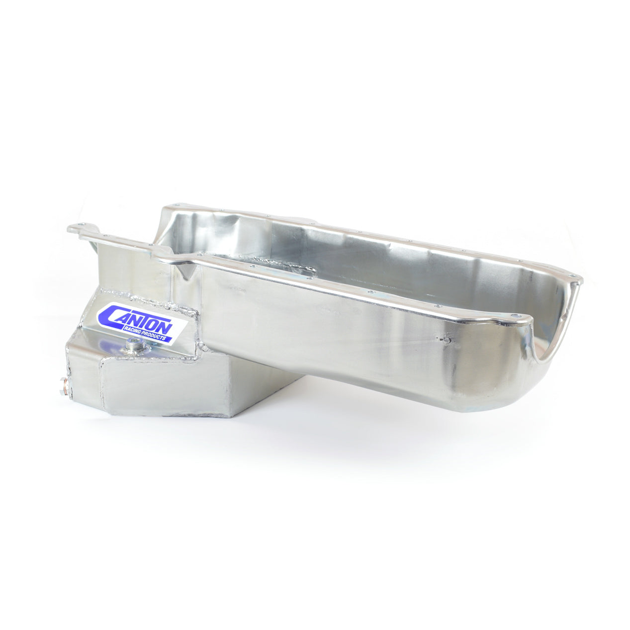 Canton Late Camaro, Firebird Road Race Wet Sump Oil Pan - 82-92 GM F-Body - SB Chevy 86-Up w/ 1 Piece Rear Main Seal