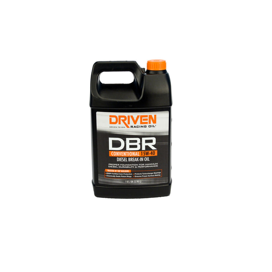 Driven DBR 15W-40 Conventional Diesel Break-In Oil - 1 Gallon Jug