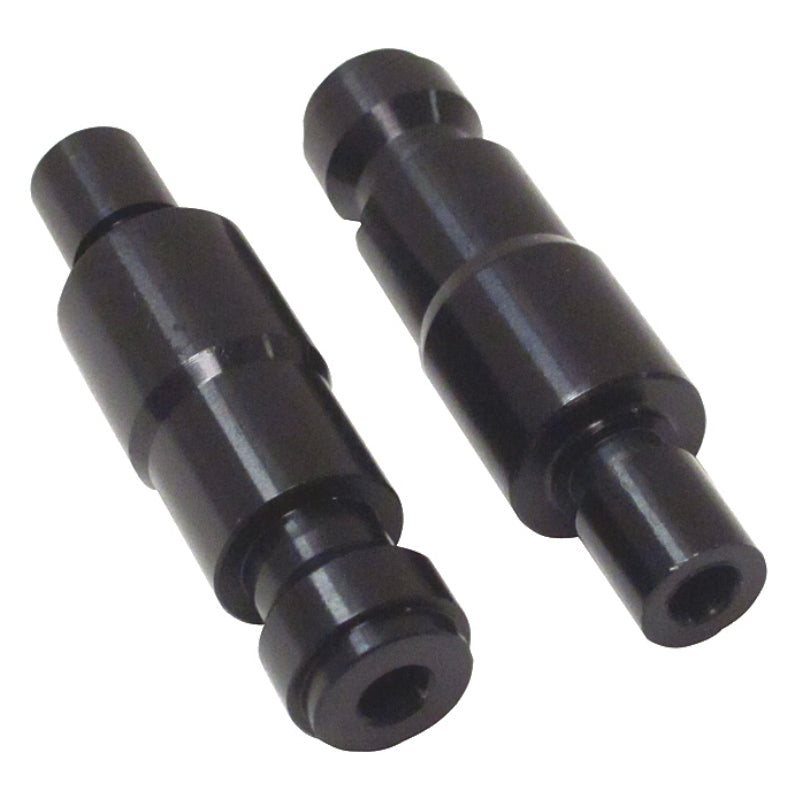 King Racing Products Valve Stems - Billet Aluminum - Black - (Pair)