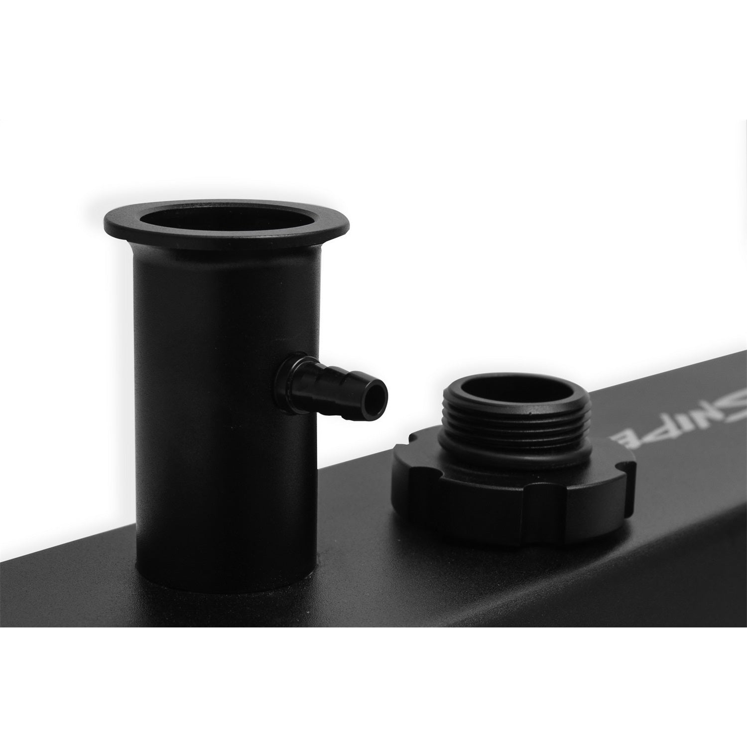 Holley Sniper Sniper Tall Valve Cover - Sniper Logo - Fabricated - Black - Small Block Ford - Pair