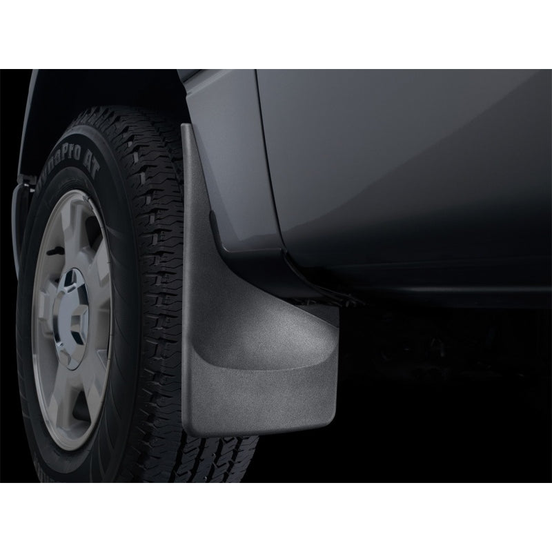 WeatherTech MudFlaps - Front - Black - GM Midsize SUV 2018