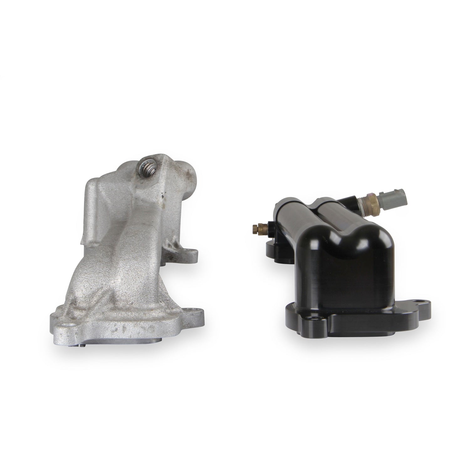 Earl's Intercooler Manifold - 10 AN Female O-ring Outlets - 10 AN Female O-Ring Inlets - Black