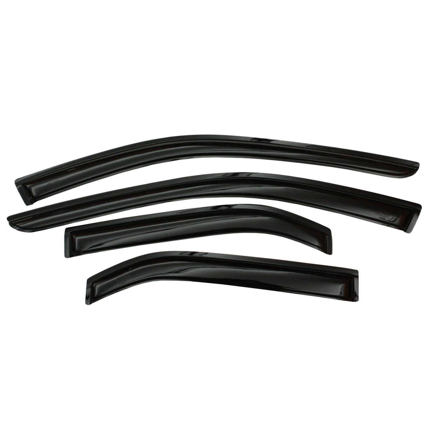 Auto Ventshade Original Ventvisor - Stick-On - Front / Rear - Plastic - Black - Dodge Full-Size Truck 2019