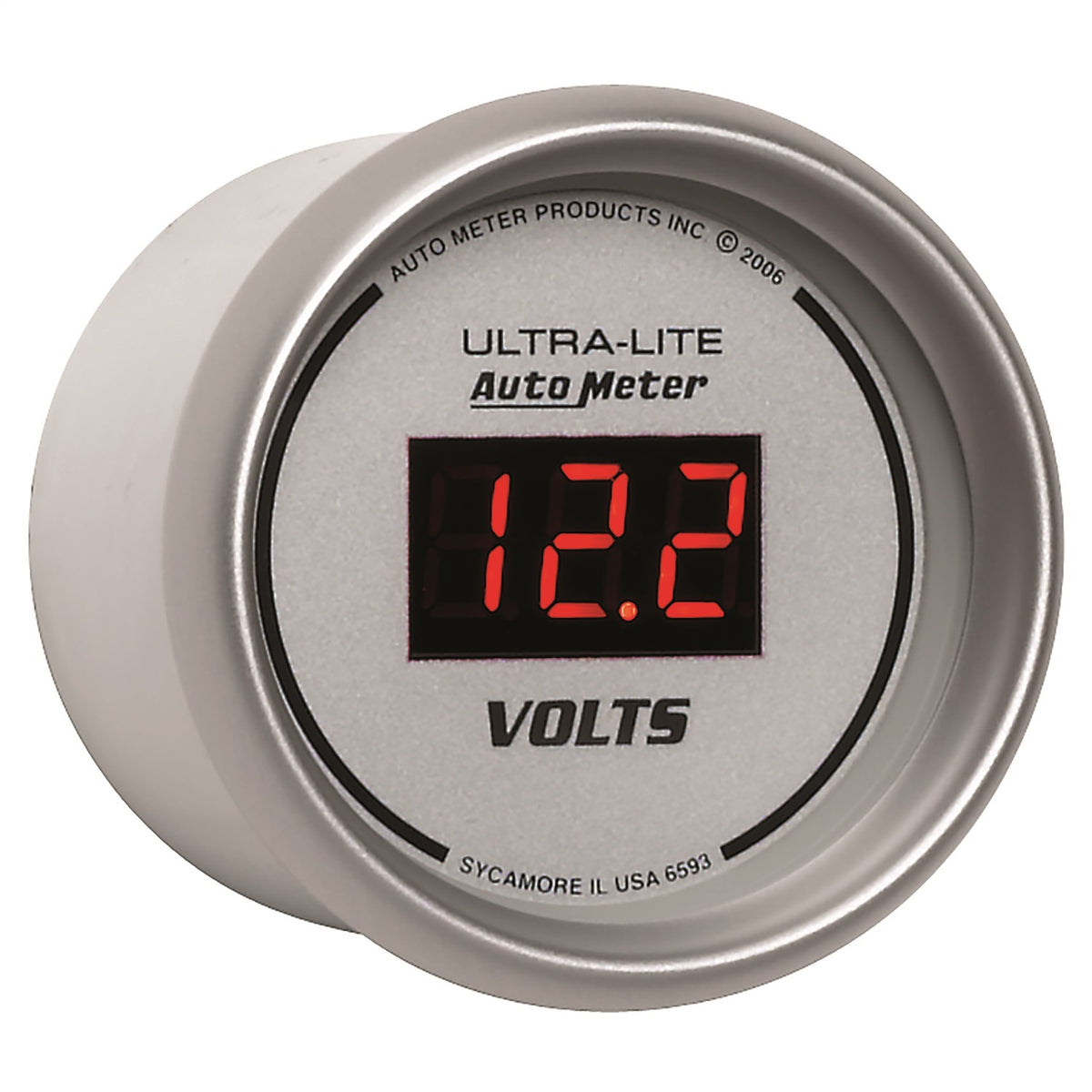 Auto Meter Ultra-Lite Digital Voltmeter Gauge - 2-1/16"