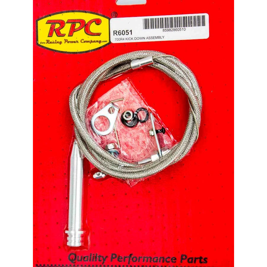 Racing Power Adjustable Kickdown Cable Steel Universal 700R4/200R4 - Each