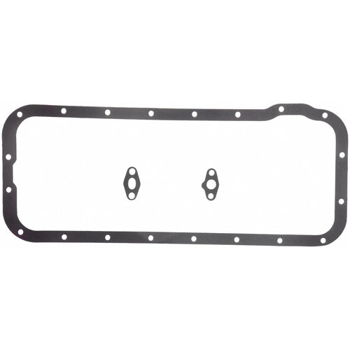 Fel-Pro Multi-Piece Oil Pan Gasket - Rubber Coated Fiber - Ford FE-Series
