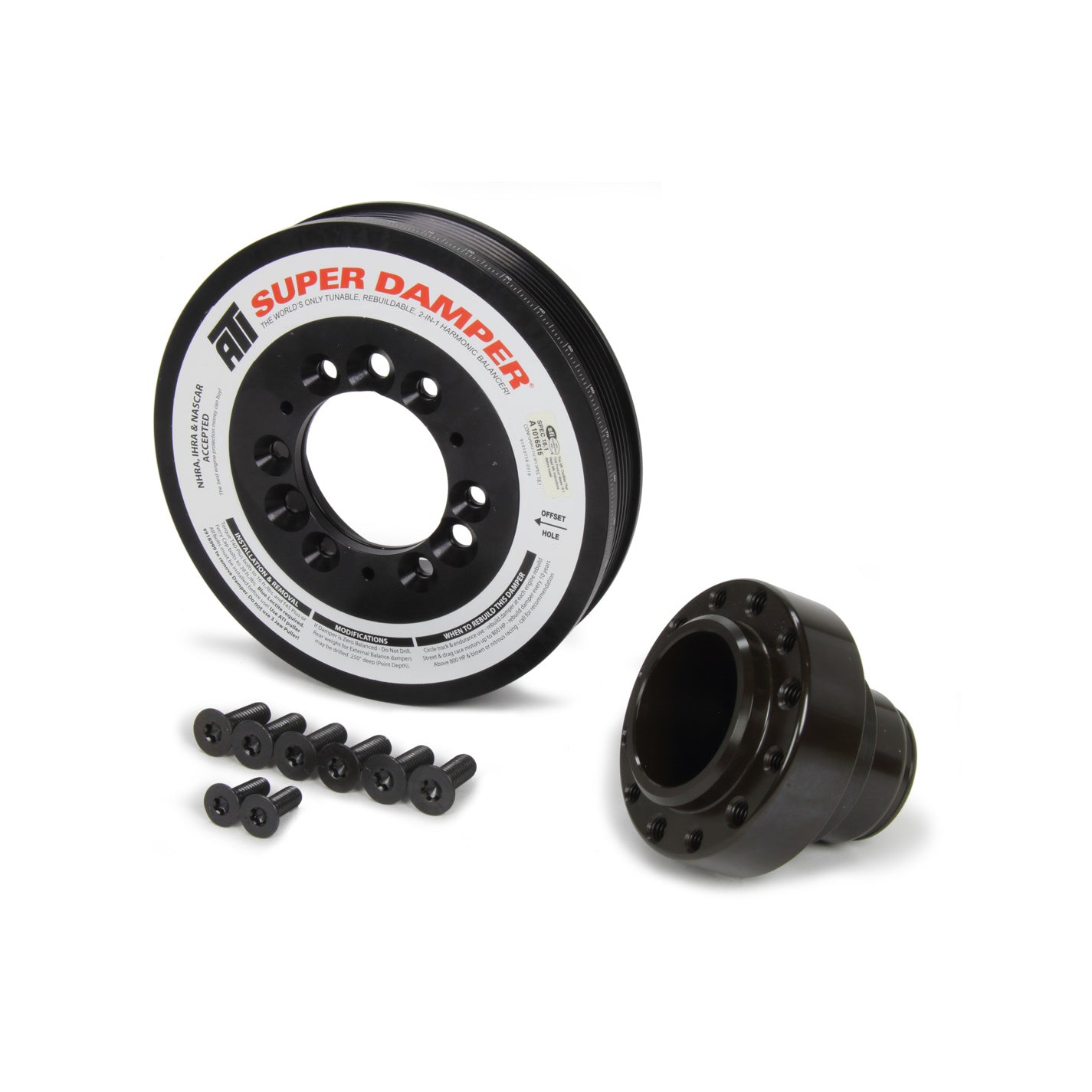 ATI Performance Serpentine Super Damper Harmonic Balancer - 7.500" OD