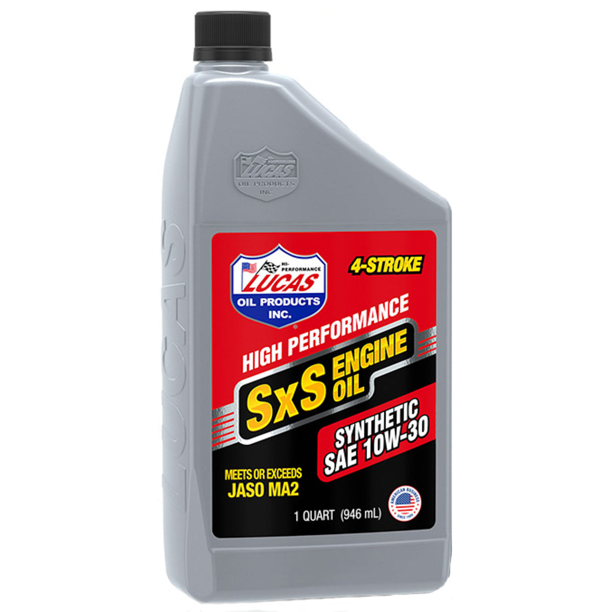 Lucas SxS Motor Oil - 10W30 - Synthetic - 1 qt Bottle