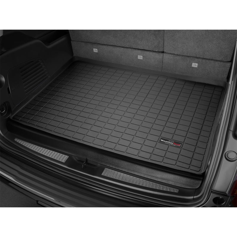 WeatherTech Behind 3rd Row Cargo Liner - Black / Textured - GM Fullsize SUV 2015 40678
