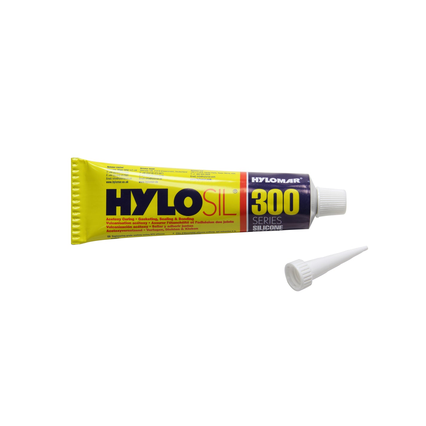 Hylosil Hi-Temp Silicone RTV Sealant 3.0 oz. Tube