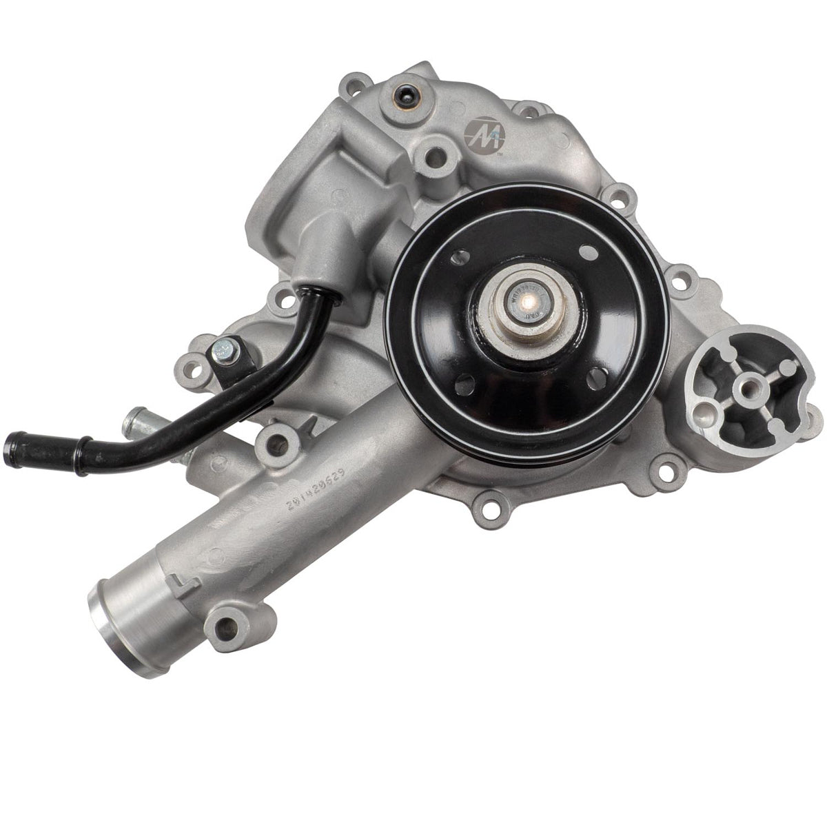 Melling Water Pump - Black Pulley - 4.59 in Hub Height - Mopar Gen III Hemi
