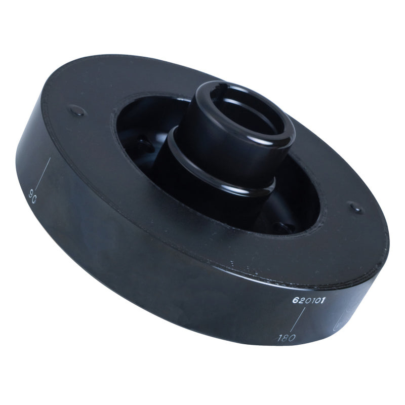 Fluidampr Harmonic Balancer - Internal Balance - Steel - Black - SB Chevy, 409, 4.3L V6 - 6-1/4" Diameter - 7.9 lbs.