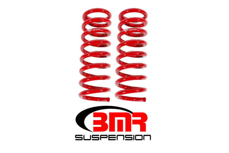 BMR Suspension Lowering Springs - Front - 1" Drop  - Red - 1964-72 GM A-Body