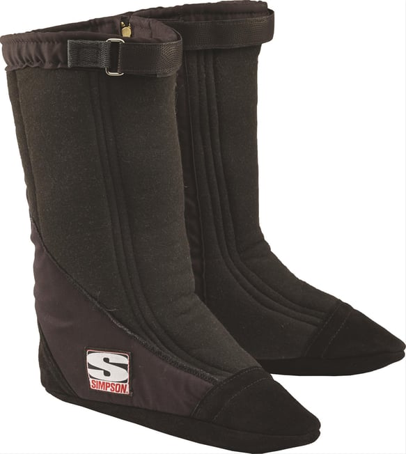 Simpson SFI 20 Drag Racing Boots - Black