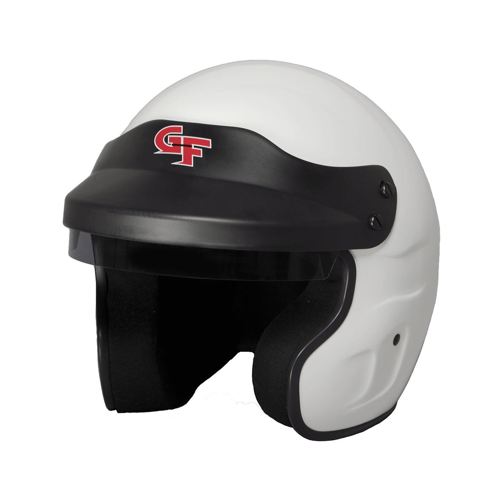 G-Force GF1 Open Face Helmet - White
