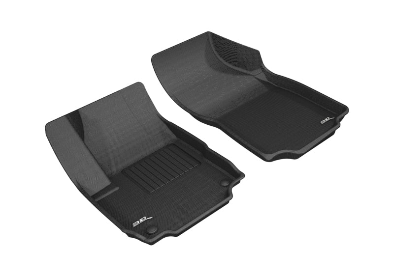 3D MAXpider Kagu Front Floor Liner - Black / Textured - GM Midsize Crossover 2018-21 L1GM02311509 - Pair