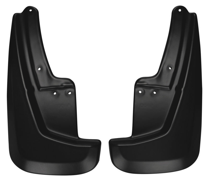 Husky Liners Front Mud Flap Plastic Black/Textured Dodge Midsize SUV 2011-14 - Pair