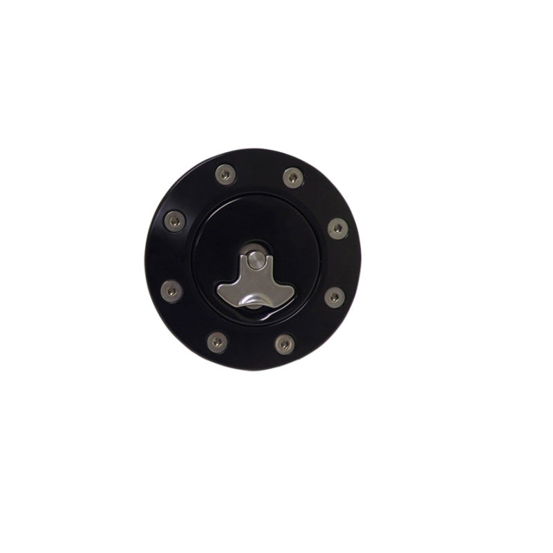 RideTech Universal Billet Locking Gas Cap Black