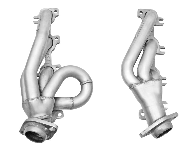 Gibson Shorty Headers - 1.5 in Primary - Stock Collector Flange - Small Block Mopar - Dodge Ram Fullsize Truck 2004-07 - Pair