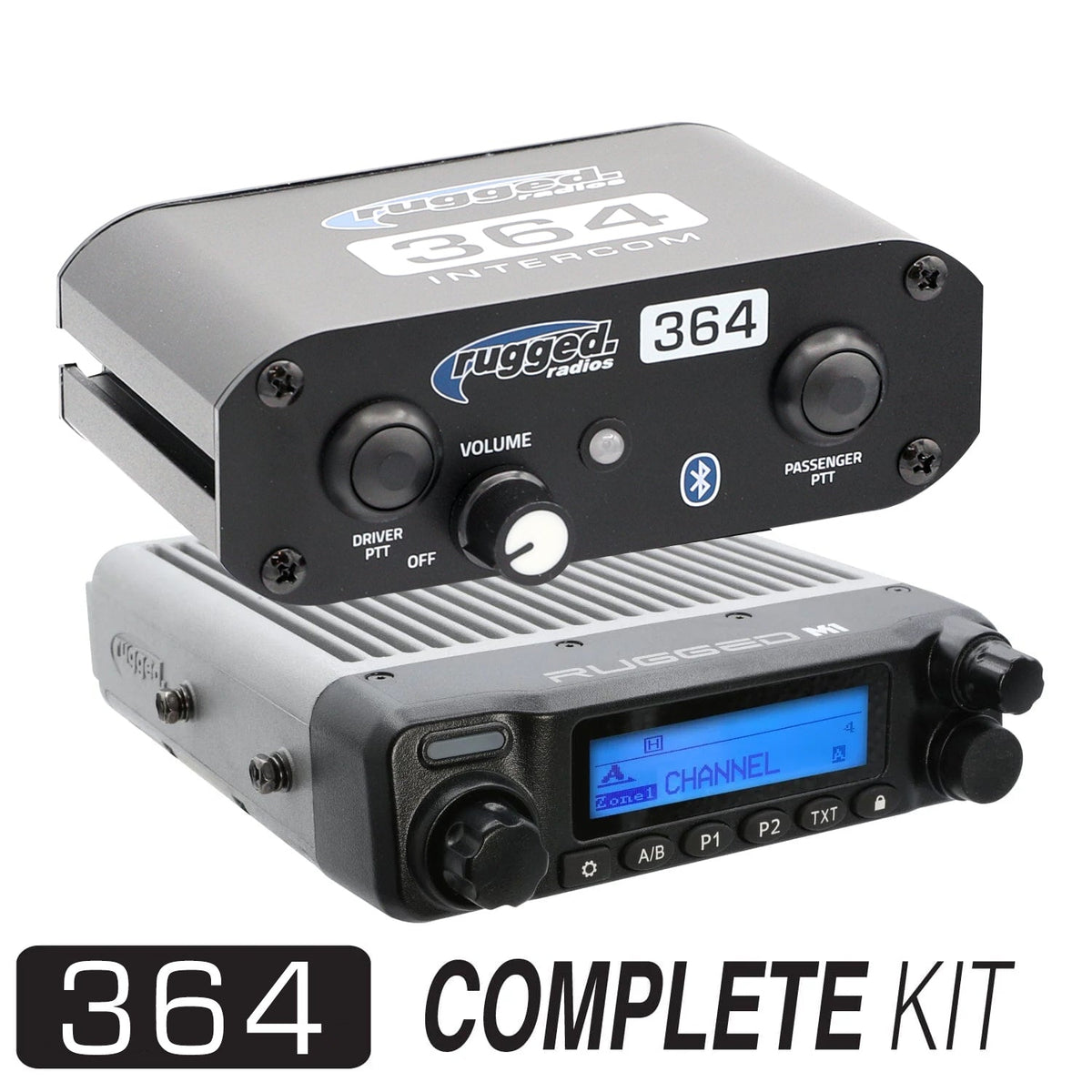 Rugged Radios Complete Master Communication Kit /w RRP364-BTC - M1 VHF Business Band MCK-364-2P-M1