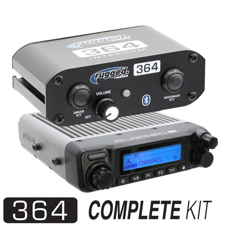 Rugged Radios Complete Master Communication Kit /w RRP364-BTC - M1 VHF Business Band MCK-364-2P-M1