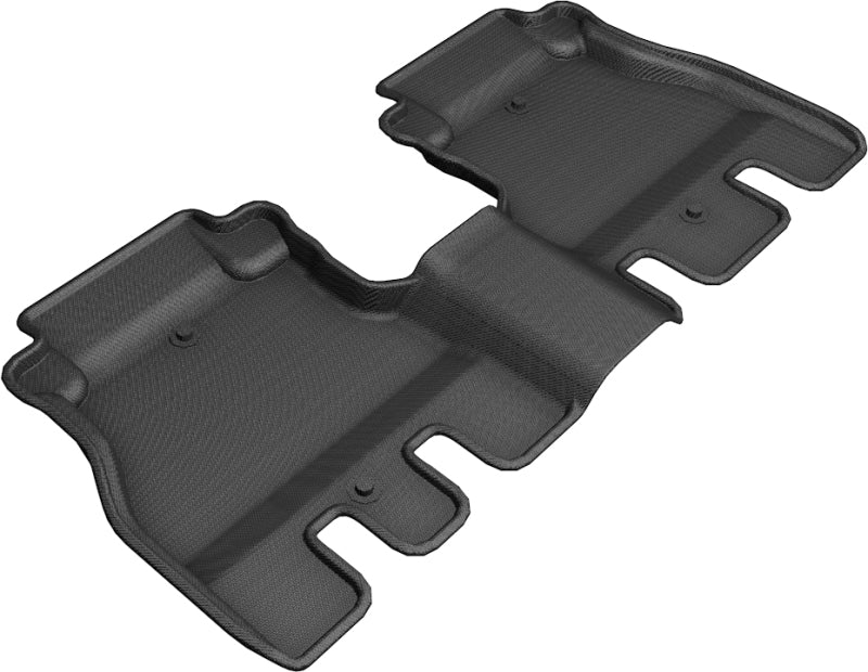 3D MAXpider Kagu 2nd Row Floor Liner - Black / Textured - 4-Door - Jeep Wrangler JL 2018-21