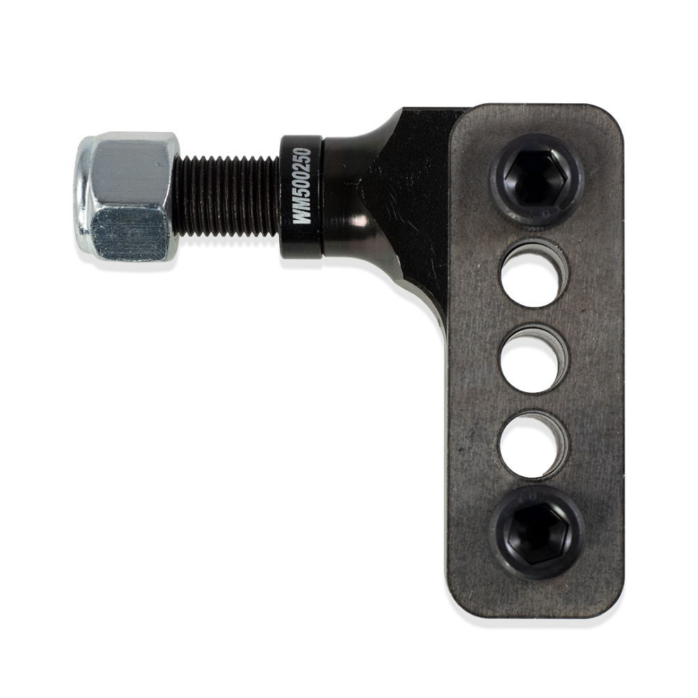 Wehrs Machine Weld-On Adjustable Shock Mount - Flat Mount - Black