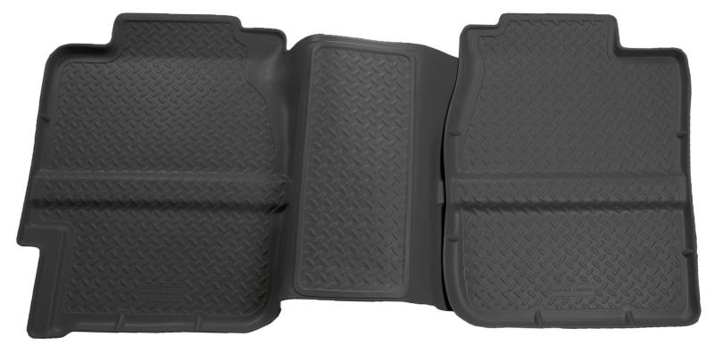 Husky Liners Classic Style 2nd Row Floor Liner - Black - Extended Cab - GM Fullsize Truck 1999-2007