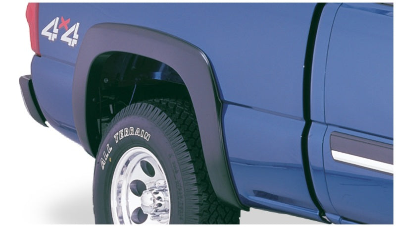 Bushwacker OE Style Front / Rear Fender Flare - 1.25 in Wide Front - 0.75 in Wide Rear - Black - GM Fullsize Truck 1999-2007