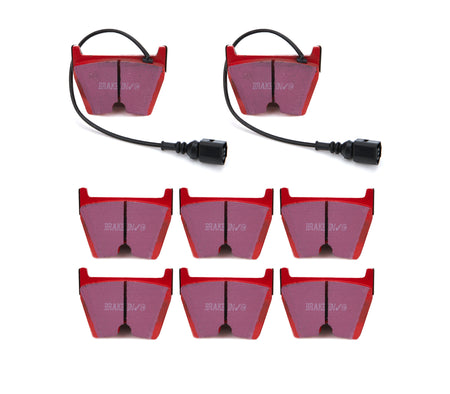 EBC Red Stuff High Friction Front Brake Pads - Audi Midsize Car 2011-23