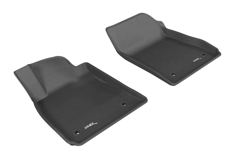 3D MAXpider Kagu Floor Liner - Front - Plastic - Black/Textured - GM Epsilon Body 2014-20 - (Pair)