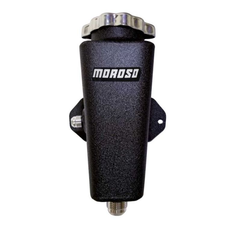 Moroso Power Steering Reservoir - 10 AN Outlet - Flat Mount - Aluminum