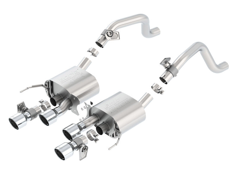 Borla Performance Industries ATAK Exhaust System Cat Back 2-3/4" Tailpipe 4-1/4" Tips - Stainless