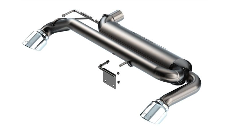 Borla S-Type Axle-Back Exhaust System - 2-3/4 in to 2-1/2 in Diameter - 4 in Tips - Ford Midsize SUV 2021-22 11974