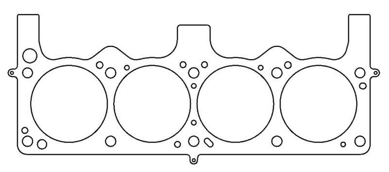 Cometic 3.950" Bore Cylinder Head Gasket 0.040" Compression Thickness Passenger Side Multi-Layered Steel - Mopar Modular Hemi